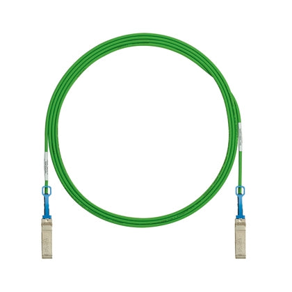 PSF1PXA1.5MGR, Panduit SFP+ Cable Assembly: Panduit, Passive, 1-1/2 Meter - Green (MOQ: 1; Increment of 1)