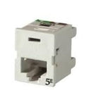 OR-PJ5E00-88 Ortronics Modular Jack, Clarity Panel Jack, CAT5e, RJ45, Cloud White (MOQ: 1)