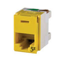 OR-PJ5E00-44 Ortronics Modular Jack, Clarity Panel Jack, CAT5e, RJ45, Dark Yellow (MOQ: 1)