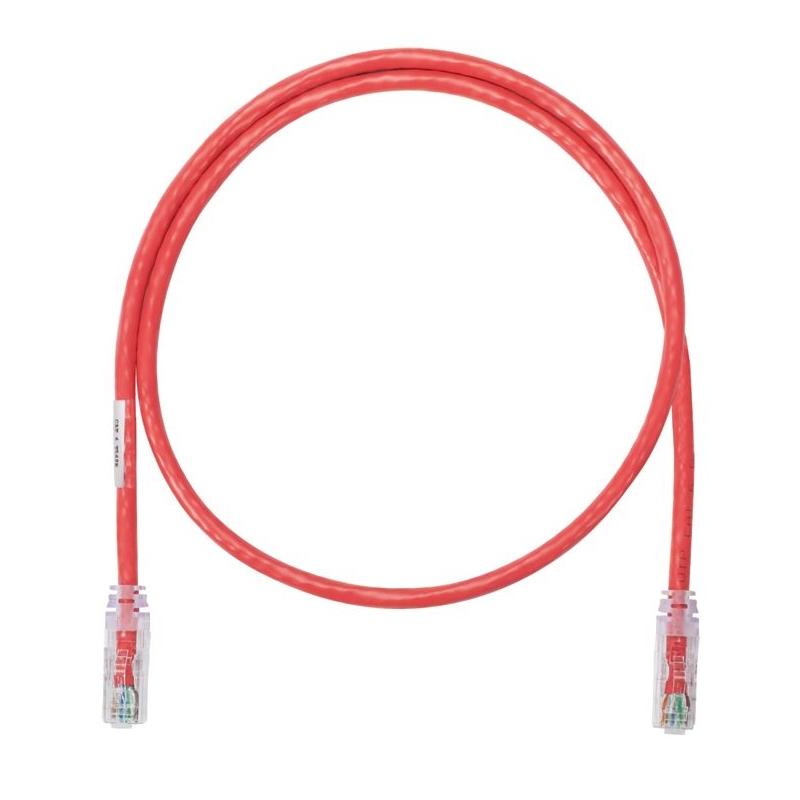 UTP28X50RD Panduit Cat 6A 28AWG UTP Patch Cord, CM/LSZH, Re (MOQ: 10)