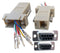 QVS CC439 DB9 Female to RJ45 Female Serial/Terminal Modular Adaptor