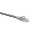 6D460-07S Patch Cable, Leviton eXtreme, CAT6, 7 Ft, Gray